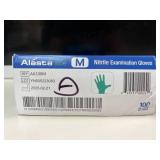 Lot of 3 boxes of professional gloves | Aurelia, Alasta, & Nitriderm | 300 gloves total | Size Medium. Latex-free, powder-free medical-grade nitrile. Features textured fingertips for superior grip and