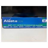 Lot of 3 boxes of professional gloves | Aurelia, Alasta, & Nitriderm | 300 gloves total | Size Medium. Latex-free, powder-free medical-grade nitrile. Features textured fingertips for superior grip and