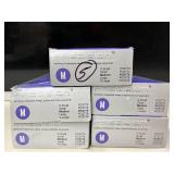 Lot of 5 Adenna Precision Nitrile Powder-Free Exam Gloves. 500 total gloves. Size: Medium. Ultra-soft, super-stretchy synthetic for max comfort. Textured fingertips for superior grip. 100% latex-free 