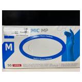 Lot of 3 boxes of gloves-Halyard SKYBREEZE & Medline EUDERMIC MP 450 gloves total! Size (M) Premium powder-free exam gloves. Features high-risk latex for dexterity & nitrile for durability. Textured g