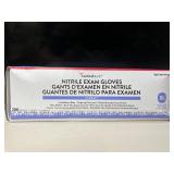 Lot of 3 boxes of gloves: Medline, Cardinal Health, Ansell. 300 gloves total, Size XL & XXL. High-protection medical lot includes textured nitrile, high-risk latex & ultra-long 16" nitrile. All powder