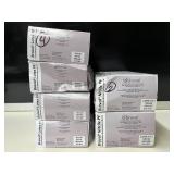 Lot of 6 Braval Gloves (4 Latex PF, 2 Nitrile PF). Total of 1,000 gloves in Medium & Large. High-quality, textured, powder-free exam gloves for medical or dental use. Beaded cuffs & ambidextrous fit f