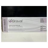 Lot of 6 Braval Gloves (4 Latex PF, 2 Nitrile PF). Total of 1,000 gloves in Medium & Large. High-quality, textured, powder-free exam gloves for medical or dental use. Beaded cuffs & ambidextrous fit f