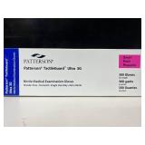 Lot of 7 boxes Patterson Medical Gloves (5 Latex, 2 Nitrile). Total 1,100 gloves, Size Small. Powder-free, textured for grip, and clinical grade for superior protection and tactile sensitivity.