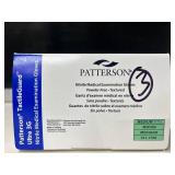 Lot of 6 Boxes of Patterson Gloves. 1,200 total gloves. Size Medium. Professional grade mix: 3 boxes Nitrile for latex-free protection & 3 boxes Aloe-infused Latex to soothe skin. Both feature texture
