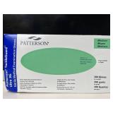 Lot of 6 Boxes of Patterson Gloves. 1,200 total gloves. Size Medium. Professional grade mix: 3 boxes Nitrile for latex-free protection & 3 boxes Aloe-infused Latex to soothe skin. Both feature texture