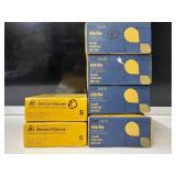 Lot of 6 boxes of gloves, BeeSure & BetterGloves, 600 total gloves, Size Small. Powder-free nitrile with textured grip for precision. Features biodegradable technology. Durable, latex-free barrier for