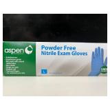 Lot of 4 boxes, Medline & Aspen. 300 total gloves, Size Large. Premium powder-free nitrile & latex. Medical-grade protection with textured grip & extended cuffs for safety. Versatile, durable, and pun