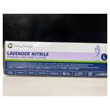 Lot of 4 boxes of gloves: Halyard, Tronex, & Medline. Total of 850 gloves. Size: Large. These powder-free nitrile gloves offer medical-grade protection, superior dexterity, and are chemo-tested for sa
