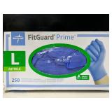 Lot of 4 boxes of gloves: Halyard, Tronex, & Medline. Total of 850 gloves. Size: Large. These powder-free nitrile gloves offer medical-grade protection, superior dexterity, and are chemo-tested for sa
