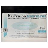 Lot of 3 Boxes of Gloves- Blossom, Criterion N300 Ultra, Halyard Aquasoft. Total 700 Large gloves. Includes latex & nitrile options. Features powder-free, textured grip, and ambidextrous designs f