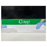 Lot of 4 Boxes of Gloves- Curad, Aurelia Blush, HandPRO RoyalTouch, & Medline FitGuard. 900 gloves total, Size Small. Premium powder-free nitrile offers superior tactile sensitivity and textured g