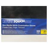 Lot of 4 Boxes of Gloves- Curad, Aurelia Blush, HandPRO RoyalTouch, & Medline FitGuard. 900 gloves total, Size Small. Premium powder-free nitrile offers superior tactile sensitivity and textured g