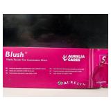 Lot of 4 Boxes of Gloves- Curad, Aurelia Blush, HandPRO RoyalTouch, & Medline FitGuard. 900 gloves total, Size Small. Premium powder-free nitrile offers superior tactile sensitivity and textured g