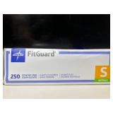 Lot of 4 Boxes of Gloves- Curad, Aurelia Blush, HandPRO RoyalTouch, & Medline FitGuard. 900 gloves total, Size Small. Premium powder-free nitrile offers superior tactile sensitivity and textured g