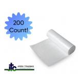 MSRP $150+ NEW NovaPlus VP4550XC 38 Gallon Extra Heavy Duty Clear Trash Can Liners 200 Bags Per Case 33"x45" Heavy Duty & Thick 1.4 Mil Industrial Strength Coreless Rolls Great For Janitorial &amp