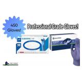 Lot of 3 boxes of gloves-Halyard SKYBREEZE & Medline EUDERMIC MP 450 gloves total! Size (M) Premium powder-free exam gloves. Features high-risk latex for dexterity & nitrile for durability. Textured g