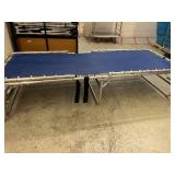 MSRP $1600 Lot Of 2 NEW In Box Medical Grade Folding Camping Cots With Mattresses & IV Poles Approx 82"x32"x19" 450lb Capacity Great For Cabins, Youth Groups, Emergency Deployment, Airbnb, Jobsite