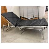 MSRP $1600 Lot Of 2 NEW In Box Medical Grade Folding Camping Cots With Mattresses & IV Poles Approx 82"x32"x19" 450lb Capacity Great For Cabins, Youth Groups, Emergency Deployment, Airbnb, Jobsite