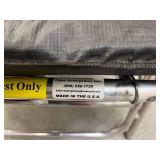 MSRP $1600 Lot Of 2 NEW In Box Medical Grade Folding Camping Cots With Mattresses & IV Poles Approx 82"x32"x19" 450lb Capacity Great For Cabins, Youth Groups, Emergency Deployment, Airbnb, Jobsite