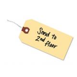 MSRP $150 - 1 Case (1000 Tags/Case) Staples Pre-Wired Heavy-Duty Blank Manila Shipping Tags 6.25" x 3.13" *double-wired tags feature 12-inches of 26-gauge wire - 3/16in. reinforced, tear resistant eye