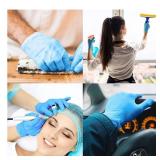 MSRP $160 1 Case (1000 gloves) NEW Northfield Medical Manufacturing Medical Grade Fully Textured Thicker Construction Blue Nitrile Examination Gloves - Size Small - Latex-Free Powder Free