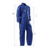 MSRP $180 NEW Case of 25 AlphaGuard 3X-Large Coveralls REF CV-84032-6, Fluid-Repellent SMS Protective Suits w/Serged Seams, Elastic Wrists/Ankles/Back, Breathable High-Filtration Disposable Coveralls 