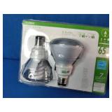 Brand New Umbrella Light, Patio Umbrella Lights and Soft White BR30 Floodlight Fluorescent Bulbs.