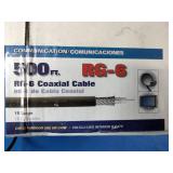500-foot spool of RG-6 coaxial cable