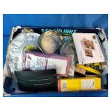 Box Lot with Several New Items  AKA Junk Drawer Lot