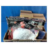 Box Lot  With Several New Items AKA Junk Drawer Lot