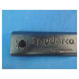 This is a Spyderco Tri-Angle Sharpmaker knife sharpening system base.