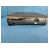 Microsoft Xbox 360 Elite console in black.