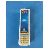 Brand New CCI .22 Long caliber, 29-grain copper-plated round nose ammunition intended for target shooting.