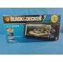 Black & Decker TRO490B 4-slice countertop toaster oven.