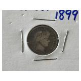 1899 Barber Dime