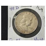 1948-D Franklin Half Dollar