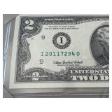 $2 Dollar Double Duece Set Matching Serial Numbers from Different Mints