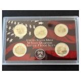 2004-S State Quarter Silver Proof Set