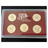 2004-S State Quarter Silver Proof Set