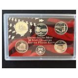 2005-S State Quarter Silver Proof Set