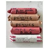 Lincoln Wheat Cent Rolls