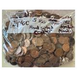 Copper Pennies 5 Pounds