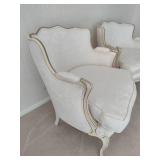 Pair of Matching Louis XVI Style Bergere Chairs