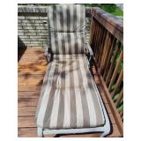 Wrought Iron Adjustable Lounge Chair