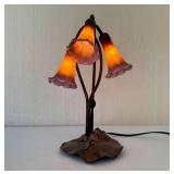 Lavendar Pond Lily 16" Table Lamp