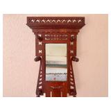 Antique Victorian Hall/Umbrella Stand with Mirror