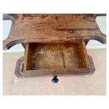 Antique Victorian Hall/Umbrella Stand with Mirror