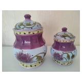 Margaret Le Van Designs for Certified International Canisters