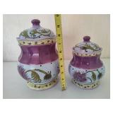 Margaret Le Van Designs for Certified International Canisters